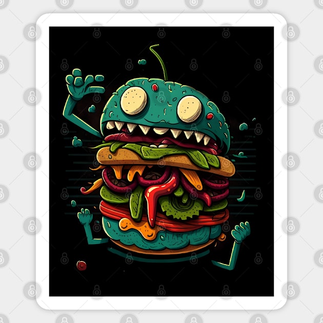 Zomburger Magnet by Lolebomb